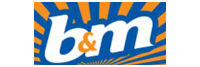 B&M logo.