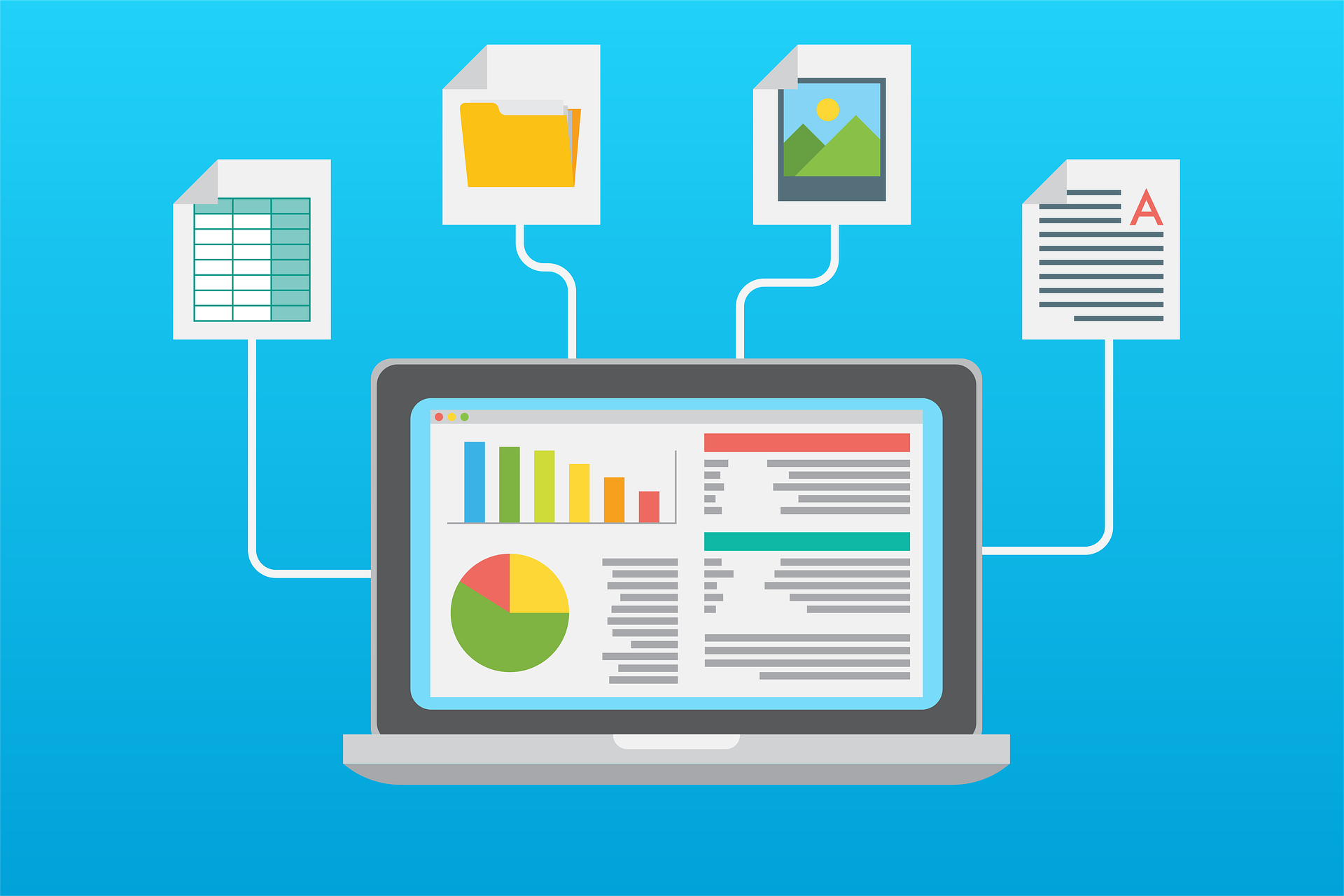 Illustration concept of Finance Process Automation.