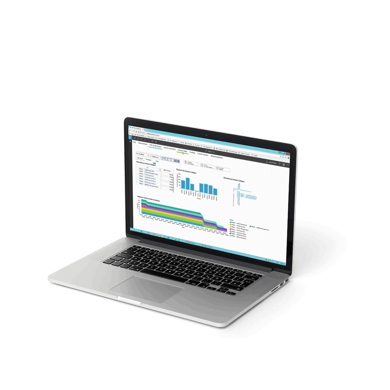 Notebook with screenshot of IBM Planning Analytics IFRS 16 Solution.